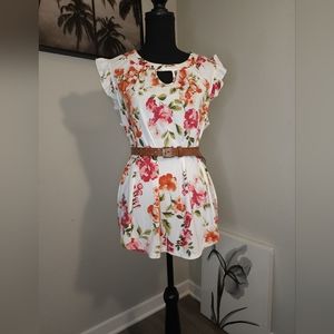 PerSeption Women's Floral Blouse